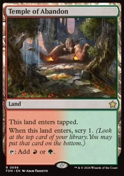 Temple of Abandon [SFDN #696] ENGLISH NM