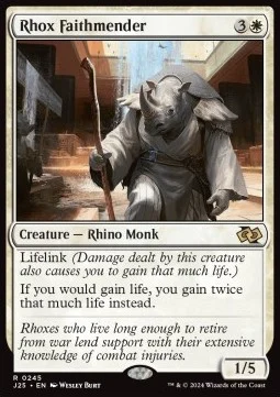 Rhox Faithmender [J25 #245] ENGLISH NM
