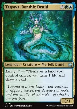 Tatyova, Benthic Druid [FDN #247] ENGLISH NM