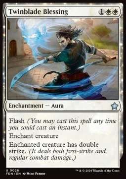 Twinblade Blessing [FDN #26] ENGLISH NM