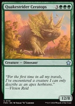 Quakestrider Ceratops [FDN #110] ENGLISH NM