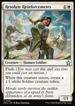 Resolute Reinforcements [FDN #145] ENGLISH NM