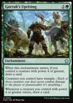 Garruk's Uprising [FDN #220] ENGLISH NM