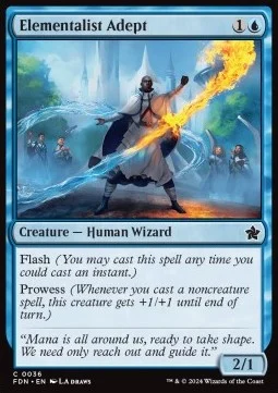 Elementalist Adept [FDN #36] ENGLISH NM