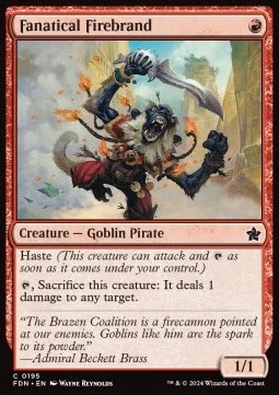 Fanatical Firebrand [FDN #195] ENGLISH NM