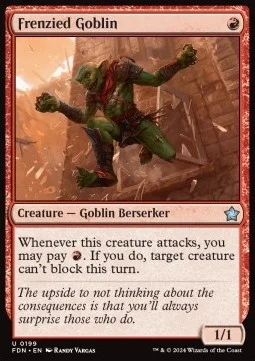 Frenzied Goblin [FDN #199] ENGLISH NM