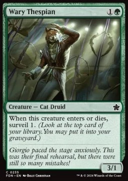 Wary Thespian [FDN #235] ENGLISH NM