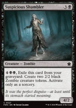 Suspicious Shambler [BFDN #527] ENGLISH NM