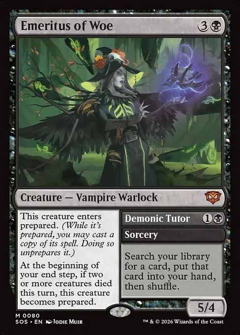 Emeritus of Woe // Demonic Tutor