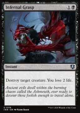 Infernal Grasp [INR #119] ENGLISH NM