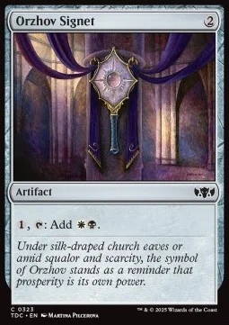 Orzhov Signet [TDC #323] ENGLISH EX