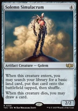 Solemn Simulacrum [TDC #325] ENGLISH NM