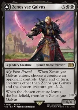 Zenos yae Galvus // Shinryu, Transcendent Rival [FIN #127] ENGLISH NM