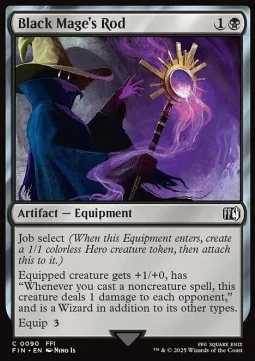Black Mage's Rod [FIN #90] ENGLISH NM