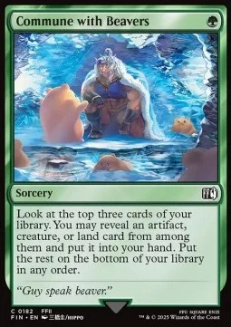 Commune with Beavers [FIN #182] ENGLISH NM