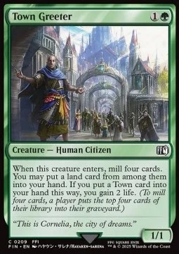 Town Greeter [FIN #209] ENGLISH NM