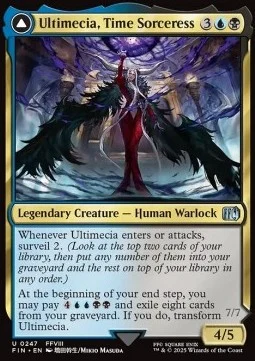 Ultimecia, Time Sorceress // Ultimecia, Omnipotent [FIN #247] ENGLISH NM