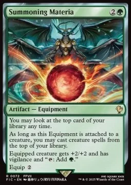 Summoning Materia [FIC #72] ENGLISH NM