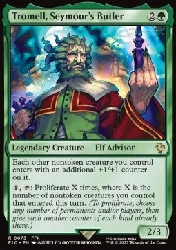 Tromell, Seymour's Butler [FIC #73] ENGLISH NM