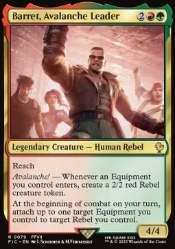Barret, Avalanche Leader [FIC #79] ENGLISH NM