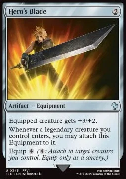 Hero's Blade [FIC #345] ENGLISH NM