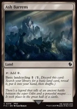 Ash Barrens [FIC #374] ENGLISH NM
