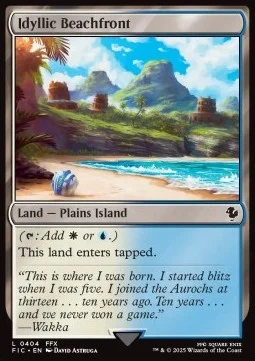 Idyllic Beachfront [FIC #404] ENGLISH NM