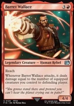 Barret Wallace [FIN #129] ENGLISH NM