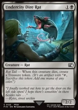Undercity Dire Rat [FIN #123] ENGLISH NM