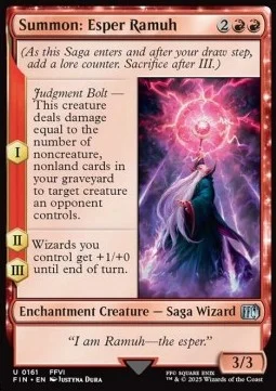 Summon: Esper Ramuh [FIN #161] ENGLISH NM