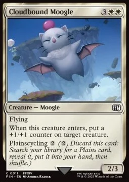 Cloudbound Moogle [FIN #11] ENGLISH NM