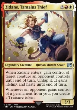 Zidane, Tantalus Thief [FIN #251] ENGLISH NM