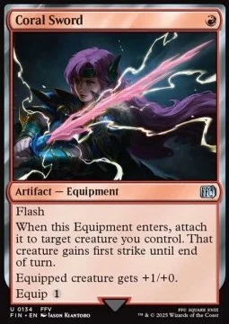 Coral Sword [FIN #134] ENGLISH NM
