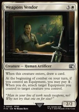 Weapons Vendor [FIN #40] ENGLISH NM