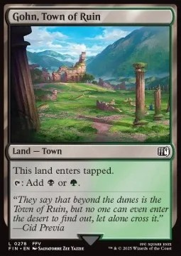 Gohn, Town of Ruin [FIN #278] ENGLISH NM