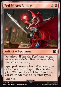 Red Mage's Rapier [FIN #152] ENGLISH NM