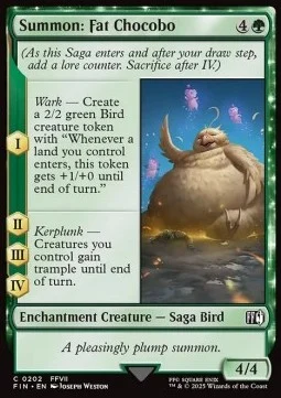 Summon: Fat Chocobo [FIN #202] ENGLISH NM