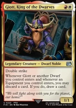 Giott, King of the Dwarves [FIN #223] ENGLISH NM