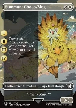 Summon: Choco/Mog [XFIN #358] ENGLISH NM