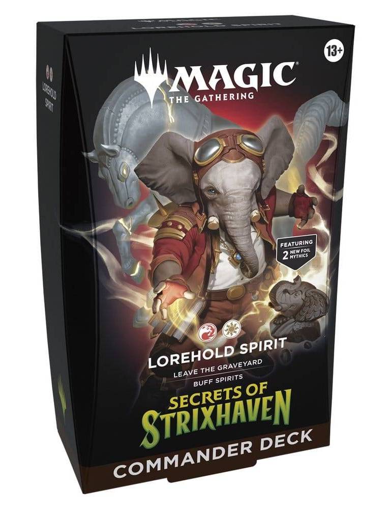 Magic: Secrets of Strixhaven - Mazo de Commander Lorehold Spirit (Inglés)