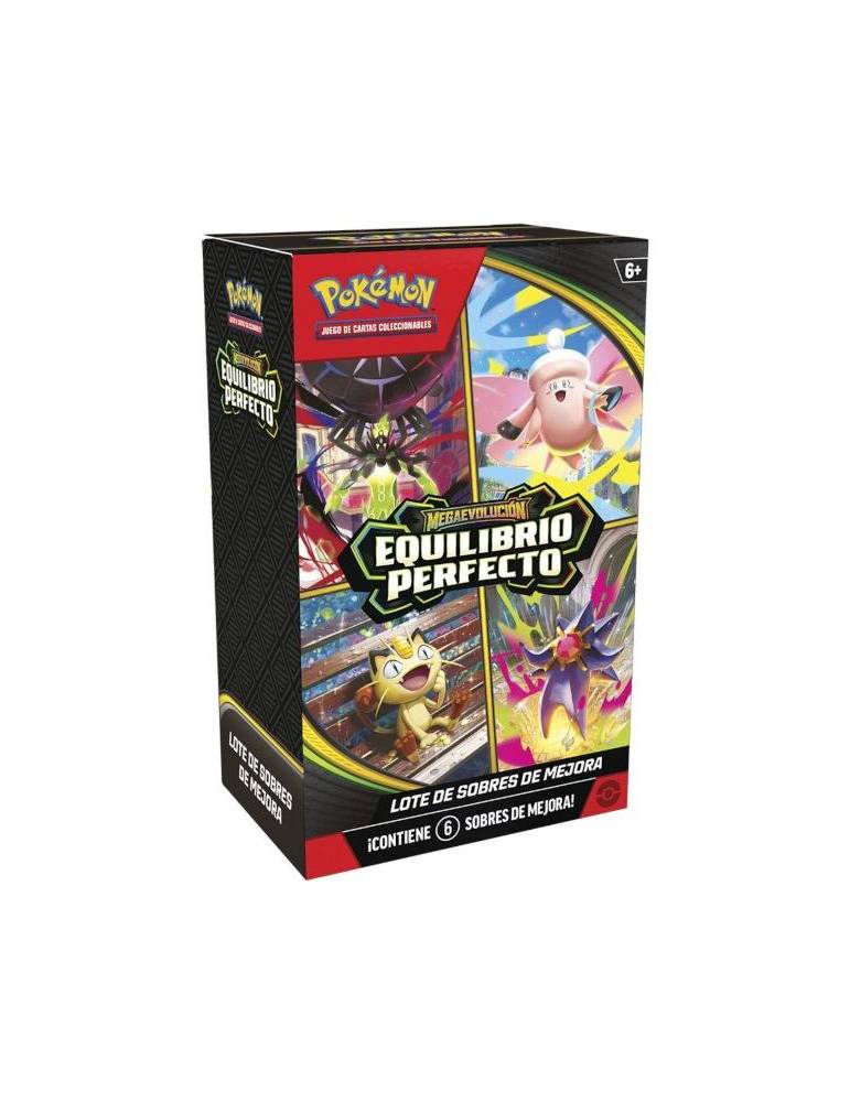 Pokémon JCC: Lote de Sobres de mejora de Megaevolución-Equilibrio Perfecto (6 sobres) (Castellano)