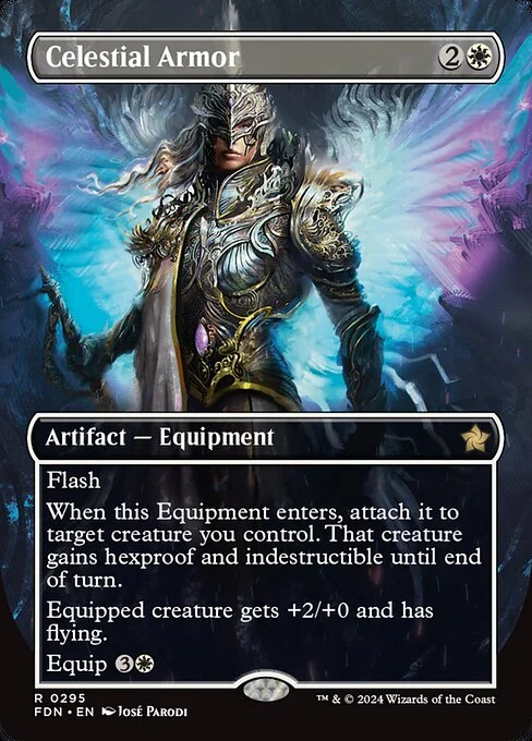 Celestial Armor (V.1) [XFDN #295] SPANISH NM