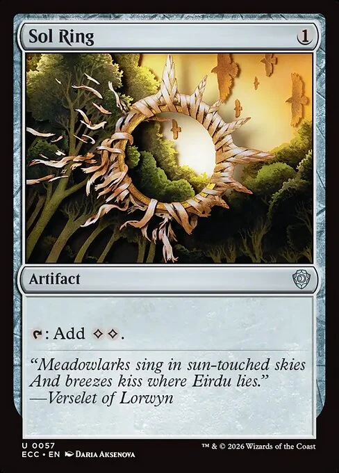 Sol Ring [ECC #57] ENGLISH NM
