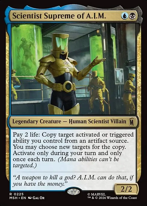 Scientist Supreme of A.I.M. [MSH #225] SPANISH NM