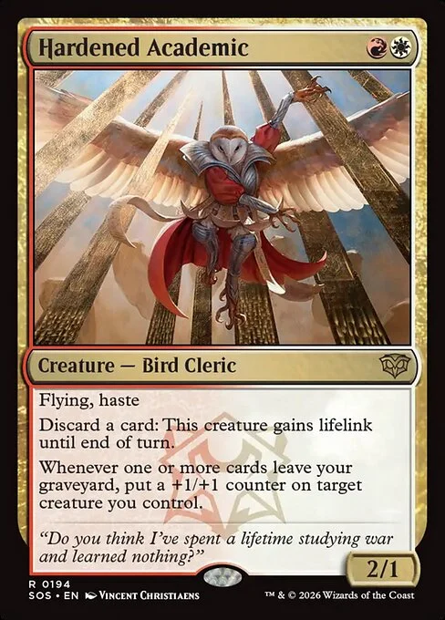 Hardened Academic [SOS #194] ITALIAN NM