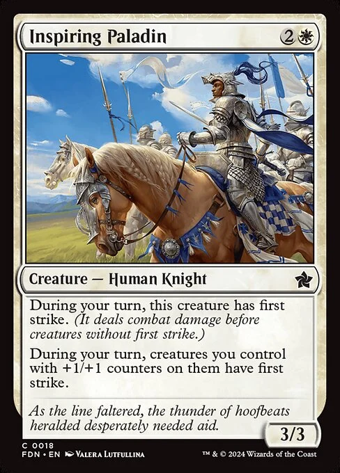 Inspiring Paladin [FDN #18] SPANISH NM