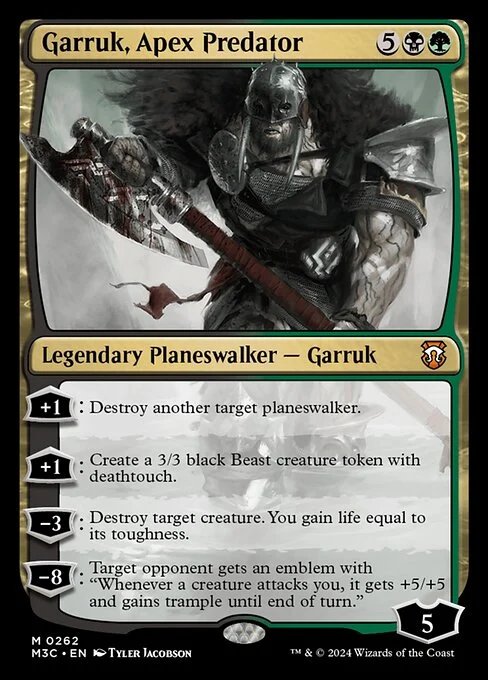 Garruk, Apex Predator [M3C #262] ENGLISH NM