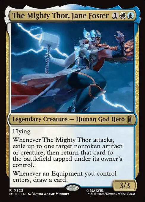 The Mighty Thor, Jane Foster [MSH #222] SPANISH NM