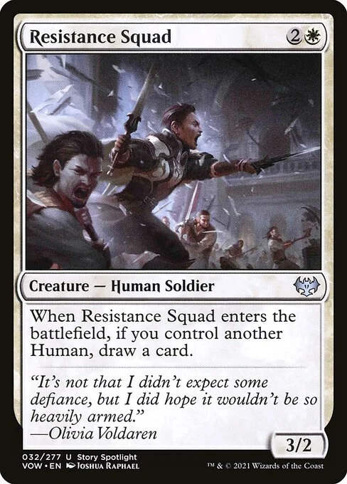 Resistance Squad [VOW #32] ENGLISH NM