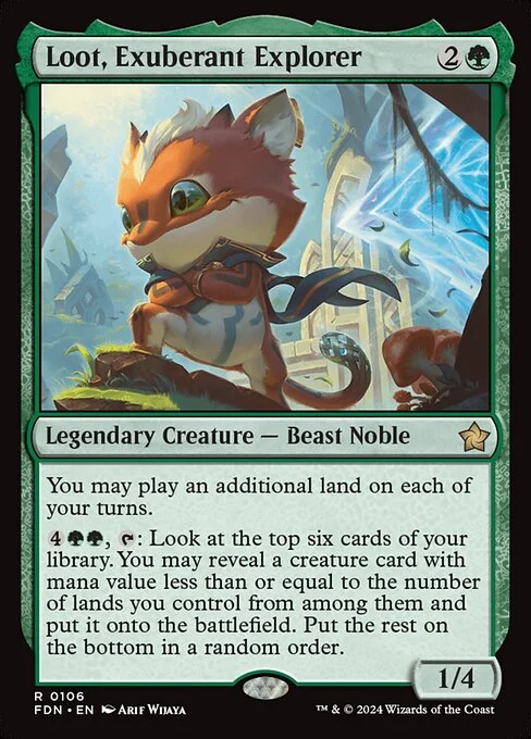 Loot, Exuberant Explorer [FDN #106] SPANISH NM